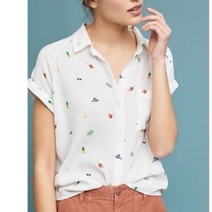 Rails Whimsy Button Down Size XS - Anthropologie